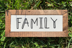 FAMILY | 8.5" x 3.75" | $6