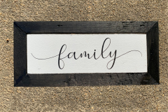 family | 8.5" x 3.75" | $6