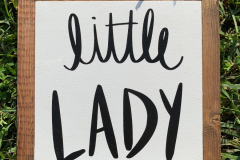 little LADY | 8.5" x 8.5" | $12