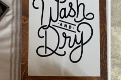 Wash and Dry | 9.5"x13.5" | $20